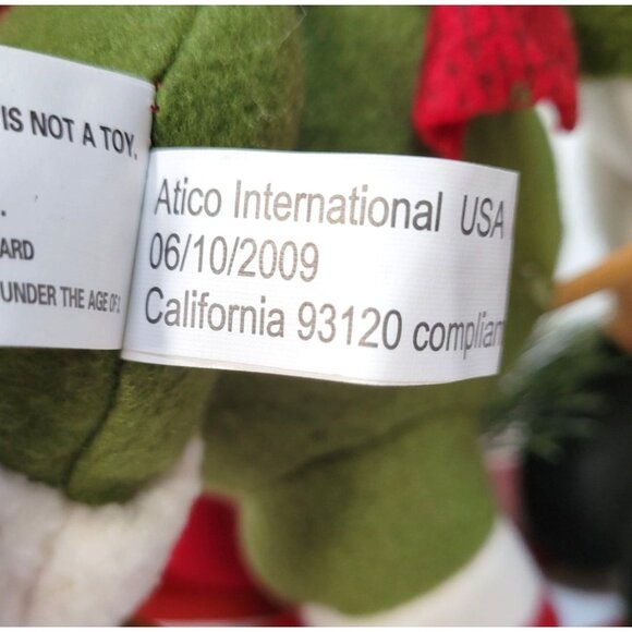 Whimsical Snowman Family Skiing Christmas Decor Approximately 14.5" Long - Picture 8 of 9